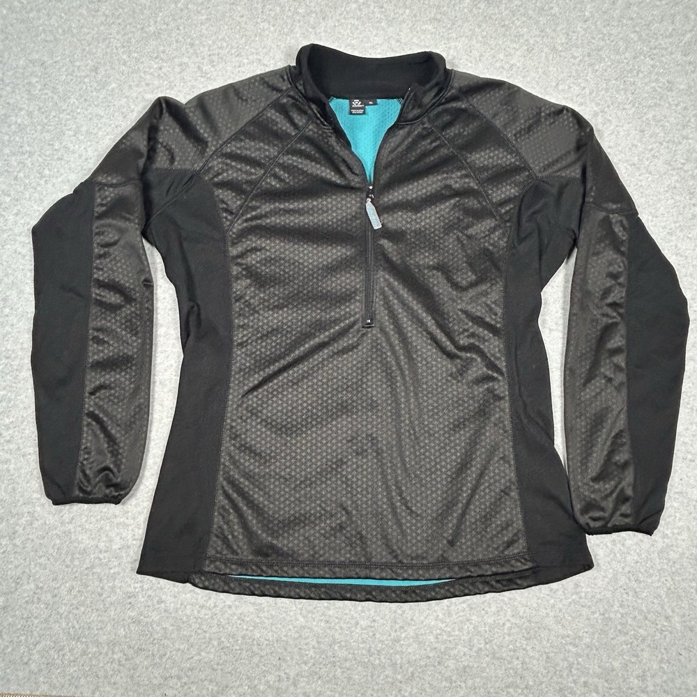 Axial Jacket Mens XL Black Blue Softshell Full Zip Athletic Outdoor Performance